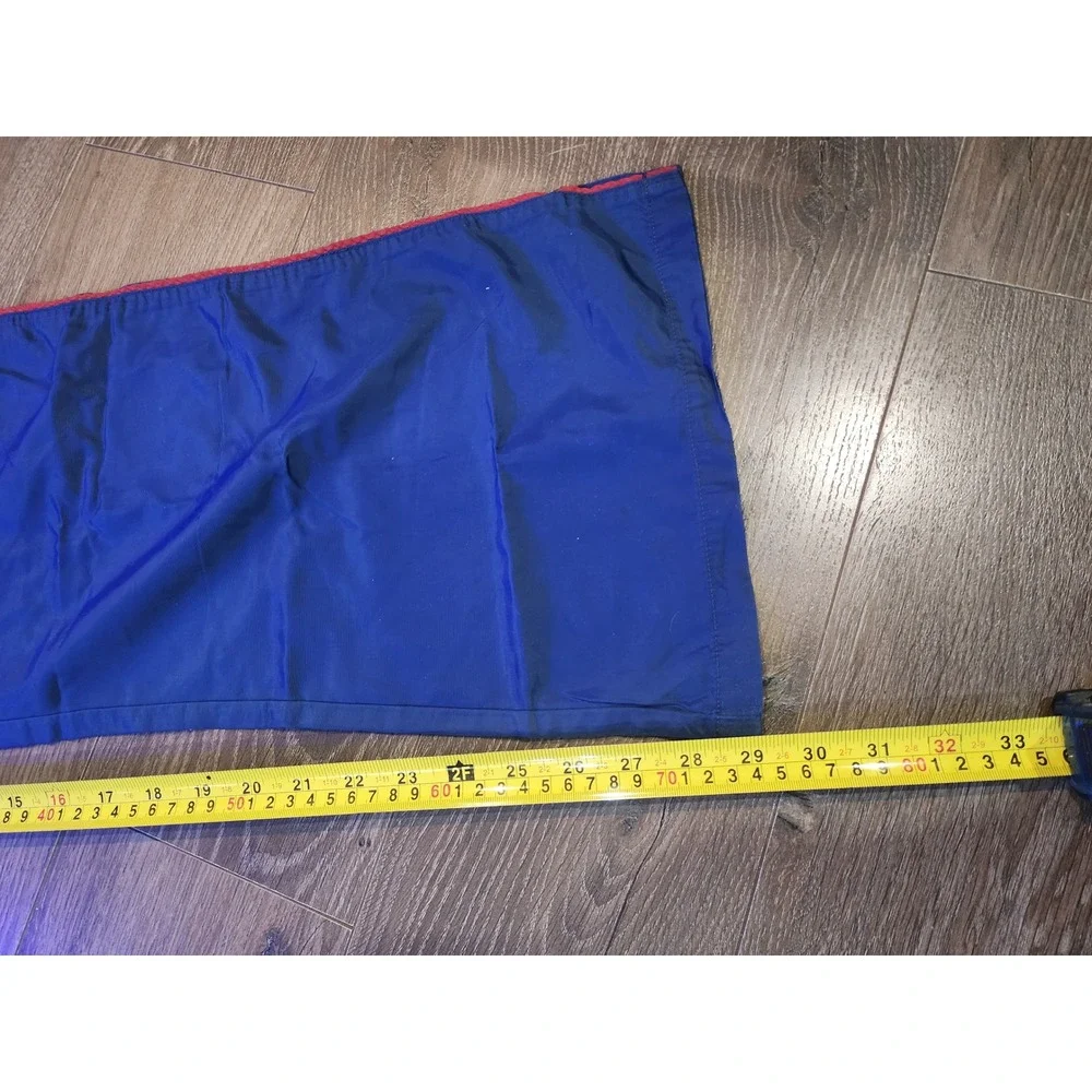 Vintage Abercrombie & Fitch Blue‎ Nylon Track Pants Y2K 90s Zip Pockets Mens L